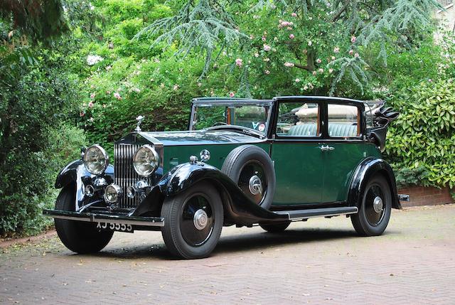 1933 Rolls-Royce 20/25hp All Weather Saloon