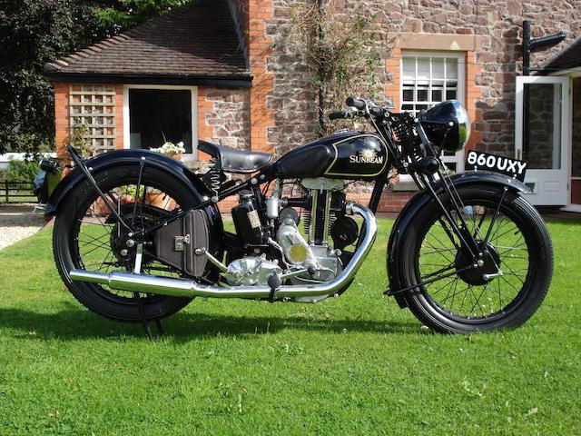 1936 Sunbeam 250cc Model 14 Semi-Sports