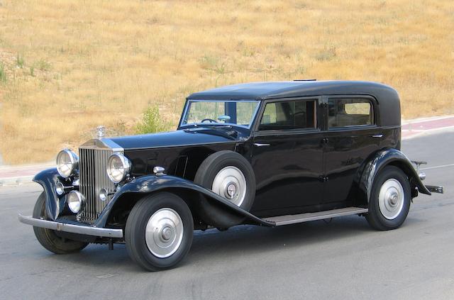 1936 Rolls-Royce Phantom III Five Passenger Limousine