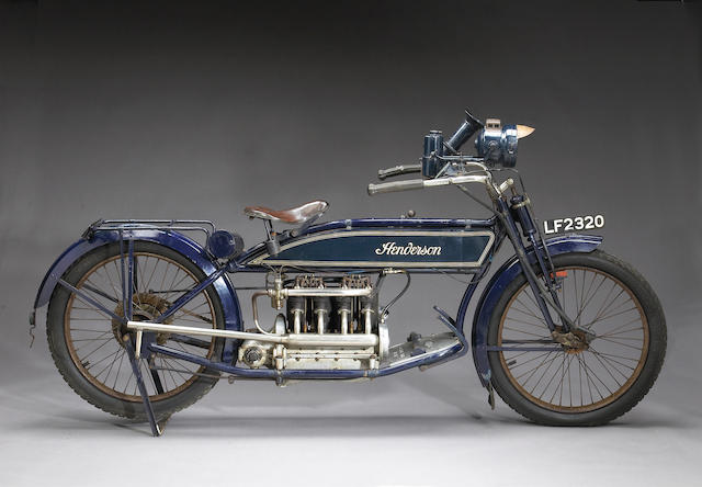 1914 Henderson 1,068cc Four-cylinder