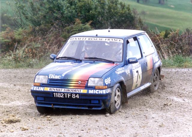 1990 Renault 5 GT Turbo Group N Rally Car