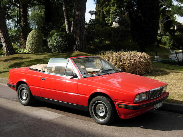 1987 Maserati Biturbo 2.5-Litre Spyder