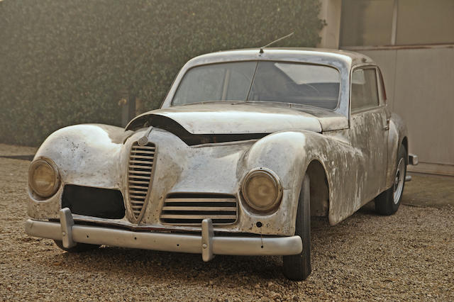 1947 Alfa Romeo 6C 2500 Freccia d'Oro, en aluminium, berline Ã  restaurer
