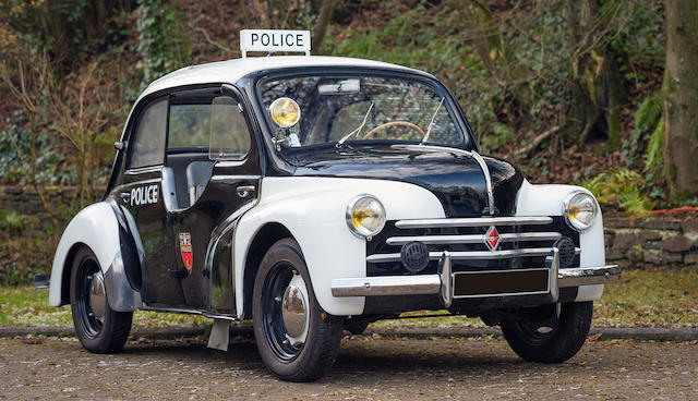 Renault  4CV « pie » préfecture de Police de Paris 1955