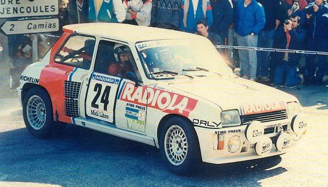 Renault 5 Turbo Groupe B « Tour de Corse » voiture d'usine 1983