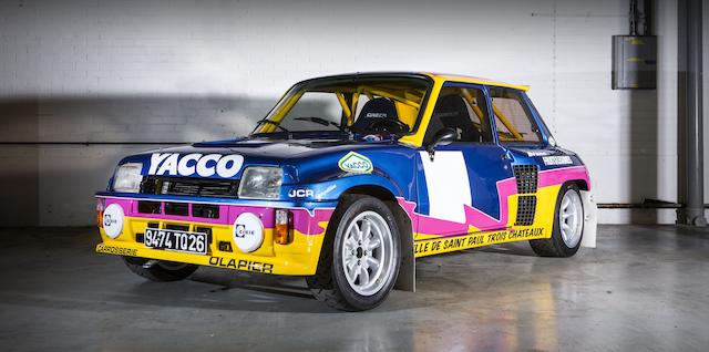 Renault  5 Turbo aux spécifications « Tour de Corse » voiture de rallye 1980