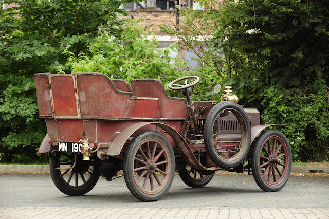 Believed 1903 Lacoste et Battmann 12hp Twin-Cylinder Four-Seat Rear-Entrance Tonneau