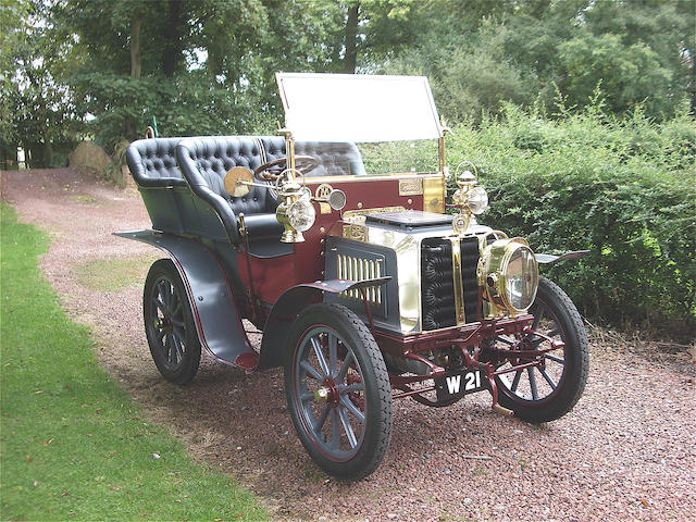 1903 Darracq 12hp Twin-cylinder Swing–seat Tonneau