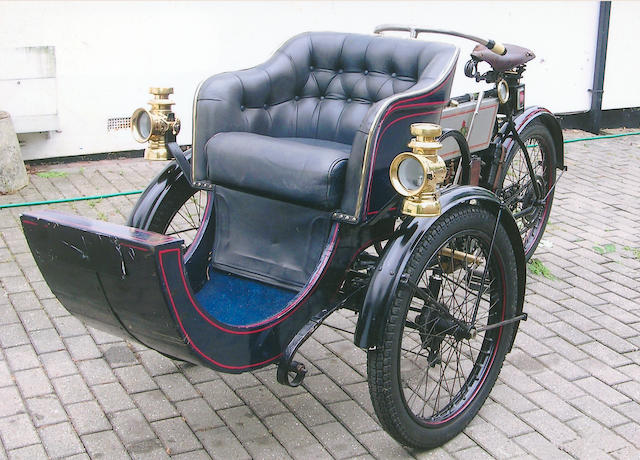 1903 Humber 2 3/4hp Olympia Tandem Forecar