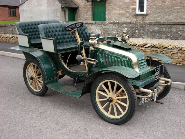 1902 Darracq 9hp Single-cylinder Swing Seat Tonneau