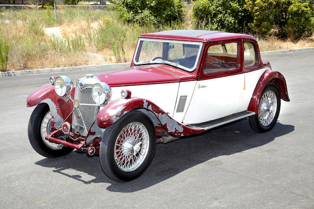 1933 Riley 1.5-Liter 12/4 Lincock Coupe