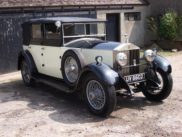 1929 Rolls-Royce 20hp Fully Convertible Sedanca