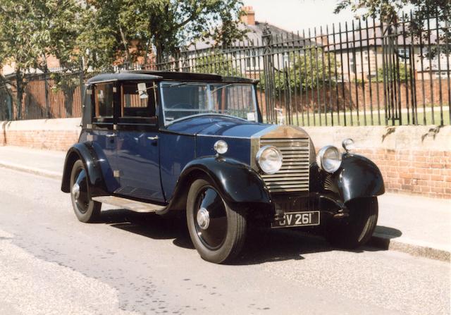 1929 Rolls-Royce 20hp Sedanca De Ville
