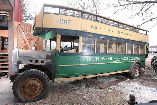 1926 Yellow Coach Open-Top Double-Decker Bus