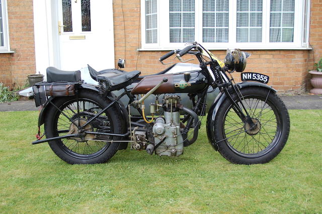 1924  Cedos  348cc Motorcycle Combination