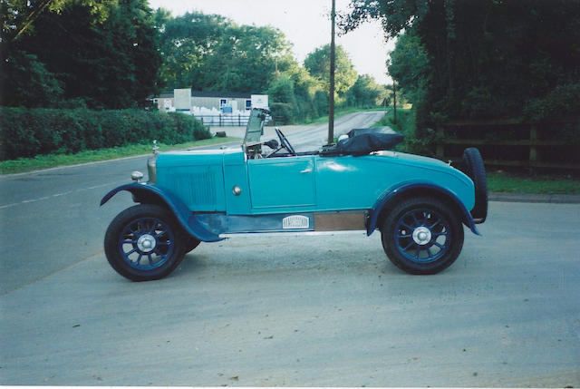 1925 Singer 10/26hp Roadster