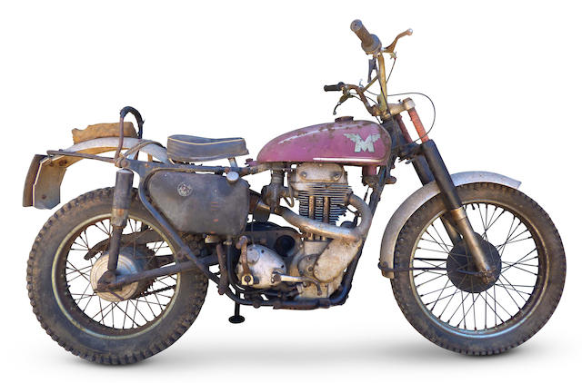 c.1951 Matchless 497cc G80 Trials Motorcycle Combination Project