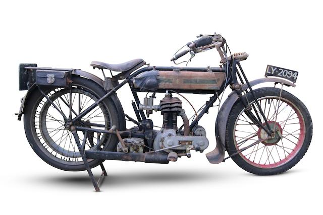 1919 Triumph 550cc Model H Motorcycle Combination Project