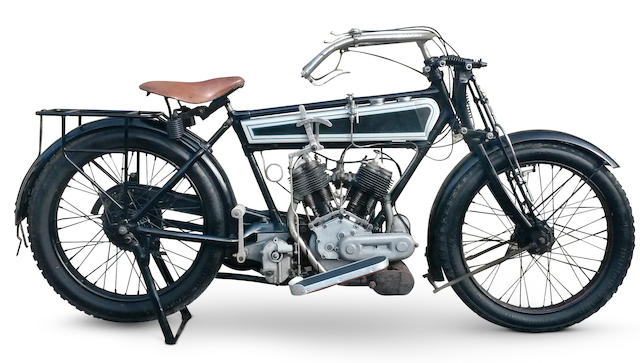 c.1916 AJS 4hp Model A and Sidecar