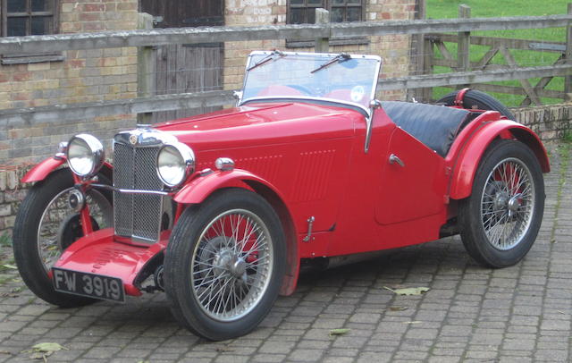1933 MG Midget J2 Roadster