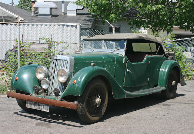 1937 Aston Martin 2 litre 15/98 Speed Model Four Seat Tourer Former UK Registration no. FKJ 701
