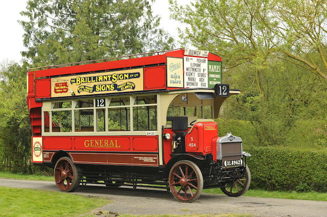 1922 AEC S-Type open-top double-deck bus
