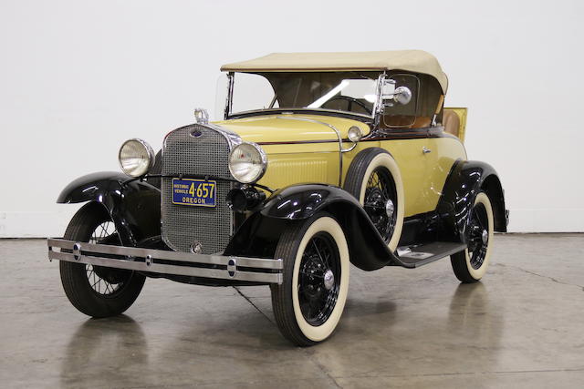 1930 Ford Model A De Luxe Rumble Seat Roadster