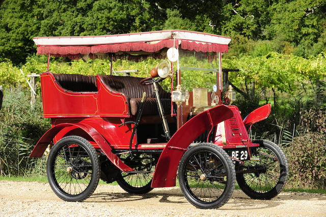 1901 Renault 4½hp Type D Rear-entrance Tonneau with Canopy