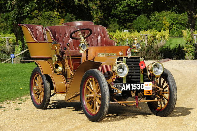 1903 Sunbeam 10/12hp Four-cylinder Rear-entrance Tonneau
