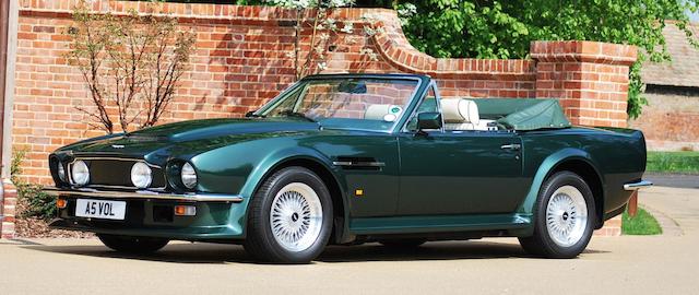 1989 Aston Martin V8 Vantage Volante X-Pack Convertible