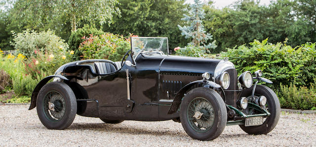The ex-Lieutenant-Commander Christopher Tomkinson/Darell Berthon


1927 Bentley 3-litre Speed Model Sports Two-Seater 
Coachwork by Corsica