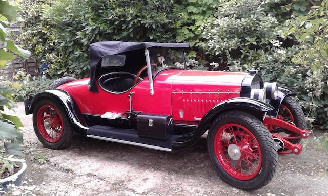 An electrically-powered '1918 Stutz Bearcat Roadster' child's car