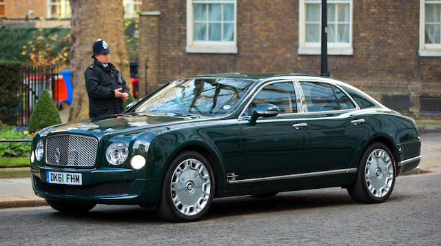 Formerly the personal conveyance of HM the Queen


2012 Bentley Mulsanne Saloon