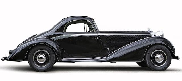 Horch  853 dessin coupé aerodynamic 'Stromlinien' 1937