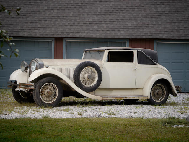 1931 Isotta Fraschini Tipo 8A Two-Door Faux Cabriolet 