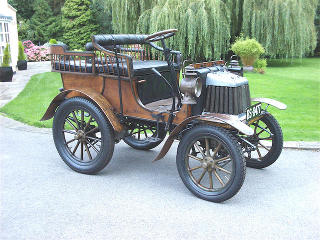 1901 Argyll 5hp Spindle Seat Rear Entrance Tonneau