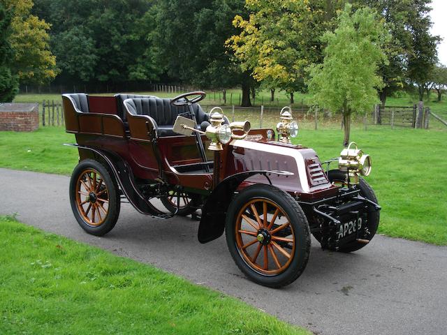 1902 Clément Twin-Cylinder 9hp Four-Seater Rear-Entrance Tonneau