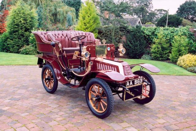 1904 De Dion Bouton Model Y 6hp Rear-Entrance Tonneau