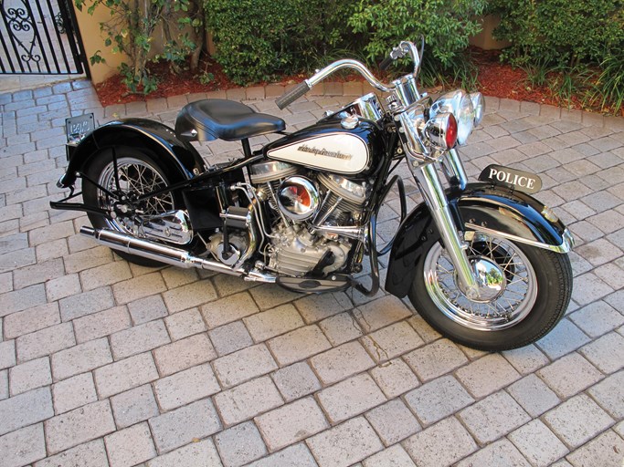 1954 Harley-Davidson FLE Police Bike