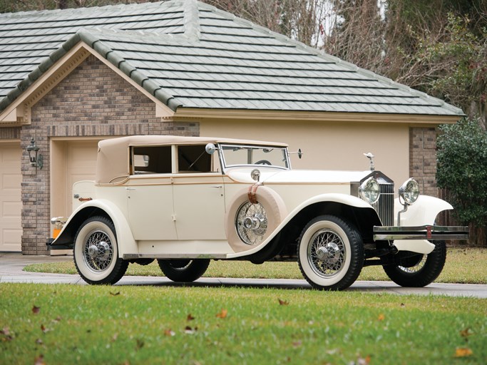 1927 Rolls-Royce Phantom I Newmarket Convertible Sedan by Brewster