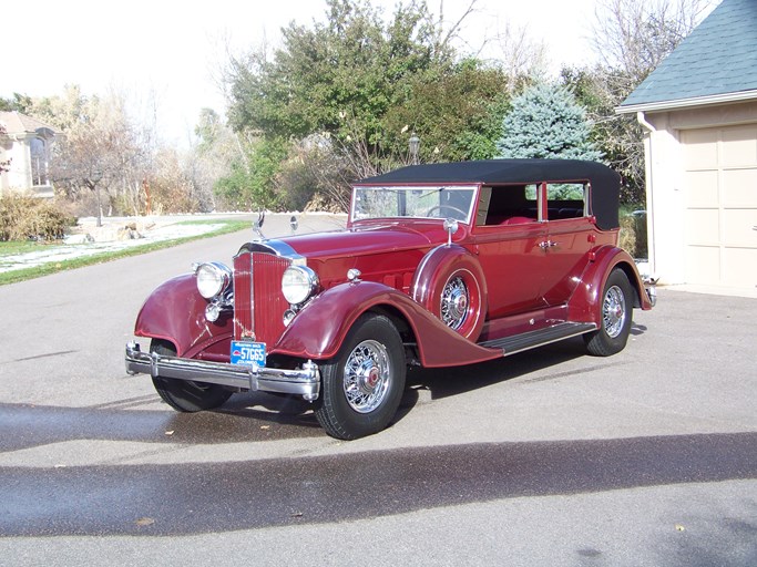 1934 Packard Twelve Convertible Sedan