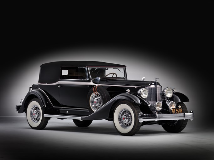 1933 Packard Super Eight Convertible Victoria