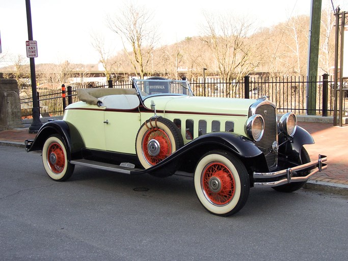1931 Hudson Greater Eight Boat-Tailed Sport Roadster