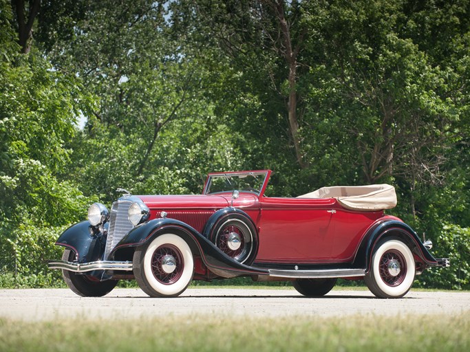 1933 Lincoln KB Five-Passenger Convertible Coupe by Brunn