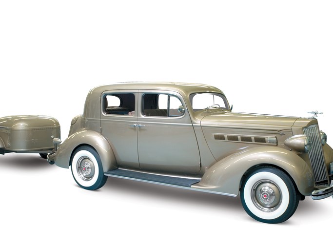 1936 Packard Model 120 Club Sedan and Trailer