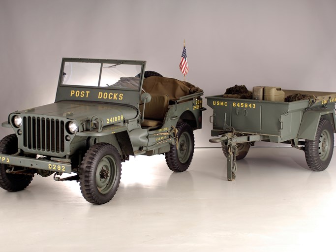 1945 Willys MB Jeep with Trailer