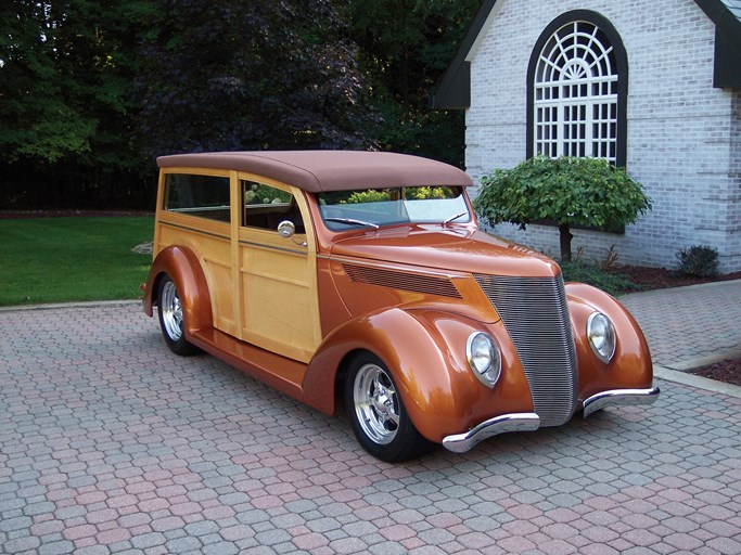 1937 Ford Custom Woodie By Barry Lobeck