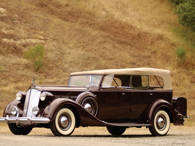 1937 Packard Super 8 Dual Windshield Phaeton