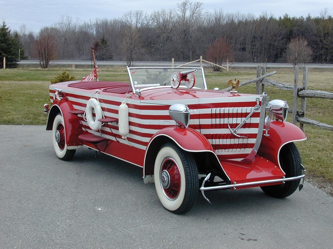 1930 Cadillac V8 Bevo Boat