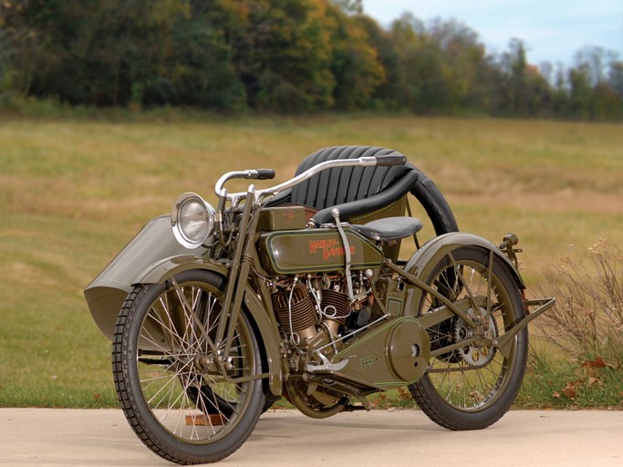 1919 Harley-Davidson Model J with Sidecar